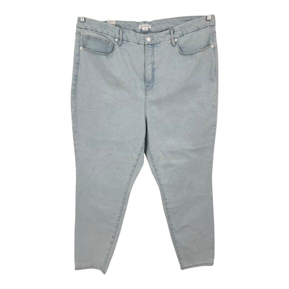Good American Jeans Good Leg Crop skinny light blue size 22 - Picture 1 of 6